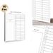 Daily Time Blocking Planner Painting Poster, Minimalist Structured Layout Poster, Assists In Organizing Daily Schedule, Noting Priorities And Random_maomaolike.com