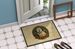 Old English Sheepdog Christmas Flowers Doormat Front Door Mat Indoor Outdoor Rugs For Entryway, Non Slip Washable Low Pile, 24H X 36W_maomaolike.com