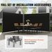 VEVOR Retractable Side Awning 236" X 63",Double Retractable Patio Screen Waterproof, Retractable Room Divider Black For Privacy, Garden, Outdoor, Patio And Terrace_maomaolike.com