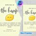 Baby Shower "How Big Is The Bump" Painting Poster, Cute Kawaii Lemon & Soft Calligraphy Poster, Fun Interactive Guess-the-bump-size Game For Baby_maomaolike.com