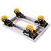 Movers Dolly Heavy Duty Furniture Dolly Trolley Cart 18''x12'' Aluminum Frame With 3'' TPU Professional Casters With Brake Option_maomaolike.com