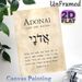 Adonai Religious Verse Painting Poster, Vintage Textured Psalm 16:1-2 Scripture Poster, Inspirational Spiritual Wall Decor For Home, Prayer Room_maomaolike.com