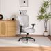 Big And Tall Office Chair Mesh Breathable, Gaming Chair With Adjustable Backrest Height & Headrest Angle & Adaptive Lumbar Lupport, Executive Computer Desk Chair With 2D Flip-Up Arms, Grey_maomaolike.com
