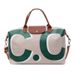 Travel Canvas Letter Print Large-capacity Tote Handbag Shoulder Casual Commuter Sports Gym Bag_maomaolike.com