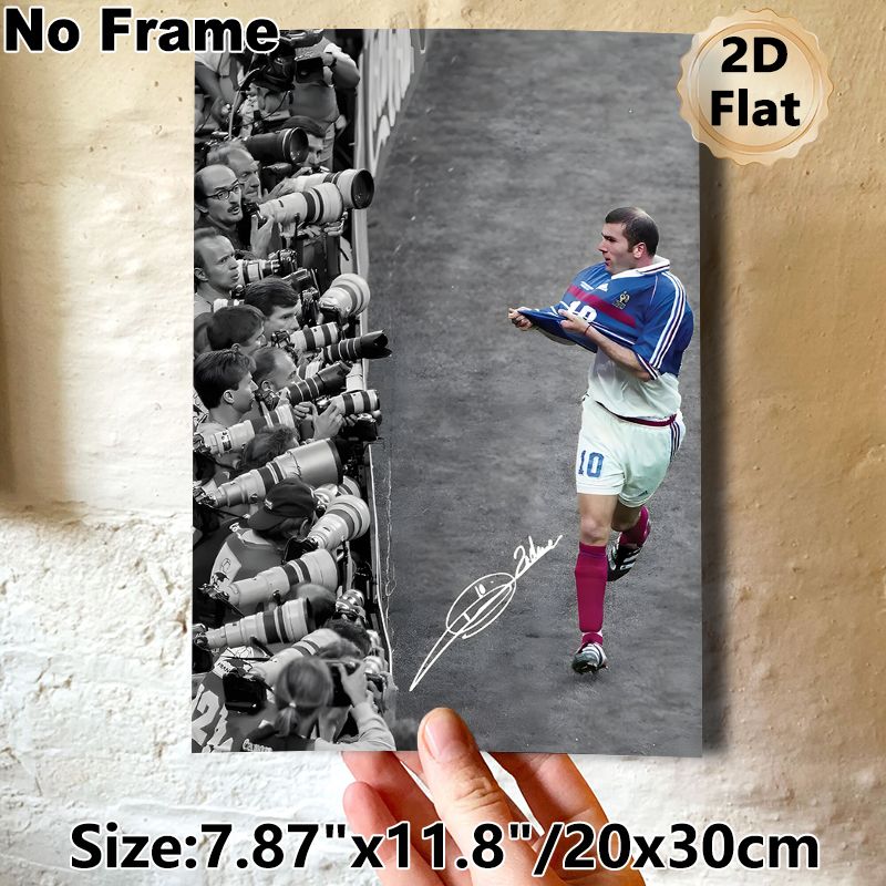 Soccer Player Celebration Painting Poster, Stylish Partial-color Monochrome Match Scene Poster, Sports-themed Wall Decor Suitable For Living Room_maomaolike.com