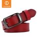 Women's Casual All-Match Brief Genuine Leather Women Strap Pure Color Belts Top Quality Jeans Belt WH001_maomaolike.com