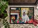 Westie Cozy Christmas Doormat Front Door Mat Indoor Outdoor Rugs For Entryway, Non Slip Washable Low Pile, 24H X 36W_maomaolike.com