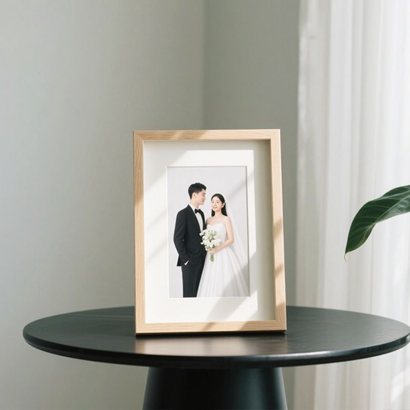 Tabletop Empty For Couple's Wedding Certificate, Textured Photo 5inch 6inch 7inch 8inch Home Gift Picture Tabletop Frame_maomaolike.com