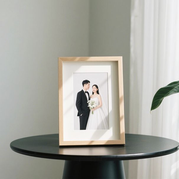 Tabletop Empty For Couple's Wedding Certificate, Textured Photo 5inch 6inch 7inch 8inch Home Gift Picture Tabletop Frame_maomaolike.com