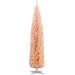 Tall Pre-Lit Slim Noble Fir Artificial Christmas Tree With Warm White LED Lights And Branch Tips, For Christmas Decoration_maomaolike.com