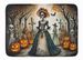 La Catrina Skeleton Spooky Halloween Memory Foam Kitchen Mat Machine Washable Anti-Fatigue Mat Cushion Comfort Bath Mat Or Kitchen Rug_maomaolike.com