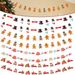 24PCS Christmas Banner Paper Christmas Sign Garland Gingerbread Man Snowman Hanging Christmas Bunting Garland For Christmas Party Decorations Xmas Holiday Home Decor_maomaolike.com
