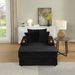 sofa With 2 Toss Pillows And A Ottoman ,Comfy Sofa- Deep Seat Couch For Living Room_maomaolike.com