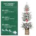 4ft PE/PVC Wire Tied Flocking Flash Basin Tree
Pine Cone *10_maomaolike.com