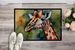 Giraffe Doormat Front Door Mat Indoor Outdoor Rugs For Entryway, Non Slip Washable Low Pile, 24H X 36W_maomaolike.com