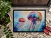 Jellyfish Doormat Front Door Mat Indoor Outdoor Rugs For Entryway, Non Slip Washable Low Pile, 24H X 36W_maomaolike.com