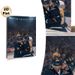 Ice Hockey Celebration Painting Poster, Warm Emotional Arena Scene Poster, Captures Genuine Sports Camaraderie, Ideal For Game Rooms, Sports Bars And_maomaolike.com