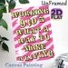 Retro Workplace Quote Painting Poster, Pink Wavy Background With Yellow Vintage Lettering Poster, Relatable Work-themed Decor Ideal For Office, Home_maomaolike.com