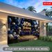 40th Birthday Party Banner - 2D Flat Polyester Backdrop With Glowing Lights Design, Wall Hanging Photo Props, Party Decor_maomaolike.com