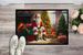 Labrador Retriever And Santa Claus Doormat Front Door Mat Indoor Outdoor Rugs For Entryway, Non Slip Washable Low Pile, 24H X 36W_maomaolike.com