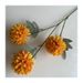 Three-headed Rhododendron Lotus Decoration Green Plant Floral Material Onion Artificial Flower Wedding Guide Ball_maomaolike.com