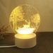 Ferris Wheel Creative 3D Night Acrylic LED Colorful Light, Dreamy And Girlish, Small Table Lamp Bedroom, Plug-in For_maomaolike.com
