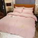 Simple Skin-Friendly Washed Cotton Duvet Dormitory Four-Piece Solid Color Bed Sheet Quilt Cover Bedding Set Factory Wholesale_maomaolike.com