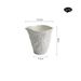 Rock Pattern Steak White Ceramic Jug Sauce Coffee Small Pot Milk Jar Mixing Cup_maomaolike.com