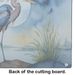 Blue Heron Under The Moonlight Glass Cutting Board Decorative Tempered Glass Kitchen Cutting And Serving Board Large Size Chopping Board_maomaolike.com