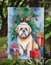 Lhasa Apso Christmas Reindeer Garden Flag Mailbox Flag Decorative Yard Flag Banner Outside Patio Artwork Yard Flower Beds, Garden Size, Multicolor_maomaolike.com