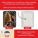 Tibetan Terrier And Santa Claus Porcelain Ornament Christmas Tree Hanging Decorations For Home Christmas Holiday, Rectangle, Gift, Multicolor_maomaolike.com