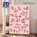 Prenatal Labor & Birthing Exercises Painting Poster, Soft Pink Cartoon-style Poster, Features Guided Birthing Poses With Partner Support, Ideal For_maomaolike.com