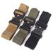 HOT New Genuine Tactical Quick Release Outdoor Military Soft Real Nylon Canvas Sports Accessories Men and Women Black Belt_maomaolike.com