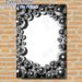 Disco Ball Painting Poster, Monochrome Glossy Mirrored Disco Balls Framed Poster, Brings Retro Party Vibe, Suitable For Living Room, Home Bar And_maomaolike.com