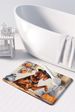 Vizsla Fall Kitchen Pumpkins Memory Foam Kitchen Mat Machine Washable Anti-Fatigue Mat Cushion Comfort Bath Mat Or Kitchen Rug_maomaolike.com