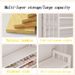 11-layer Door Shoe Cabinet, Home Space-saving, Large-capacity, Multi-layer Shoe Rack, Dust-proof, Rounded Corner, Anti-collision Design Storage Rack_maomaolike.com