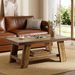 Coffee Table, Farmhouse 2-tier Center Table With Storage_maomaolike.com