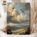 Dragon & Scenic Landscape Painting Poster, Dreamy Atmospheric Oil-painting Style Poster, With Inspiring Motivational Quote And Soaring Dragons Over_maomaolike.com