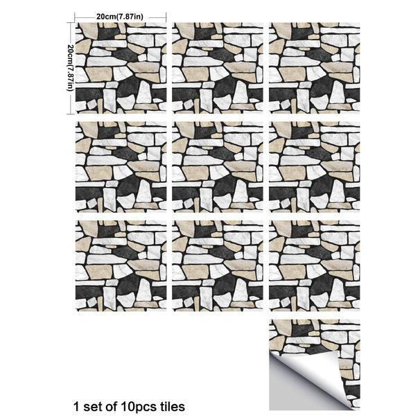 20*20/30*30cm*20 Pieces Set Heavy Duty PVC Wall & Floor Tiles – Thickened Self-Adhesive Geometric Covering For Modern Home Renovation_maomaolike.com
