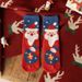 Christmas stocking Lady Wholesale with velvet thickened warm coral velvet red socks Christmas gift Elk floor socksChristmas sock _maomaolike.com