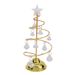 Christmas Festival Gift Luminous Crystal Christmas Tree – Electroplated Iron Holiday Decor (Night Light & Gift Ready)_maomaolike.com