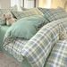 New Class A Washed Bedding Set, Four-Piece Student Dormitory Duvet Cover, Thickened Brushed Cotton Three-Piece Bed Sheet Set_maomaolike.com