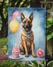 Belgian Malinois Happy Birthday Garden Flag Mailbox Flag Decorative Yard Flag Banner Outside Patio Artwork Yard Flower Beds, Garden Size, Multicolor_maomaolike.com
