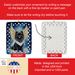 Black Pomeranian My Angel Porcelain Ornament Christmas Tree Hanging Decorations For Home Christmas Holiday, Rectangle, Gift, Multicolor_maomaolike.com