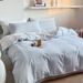 Wholesale INS Japanese Double-Piece Pure Four-Piece All-Cotton Simple Nordic Style Washed Cotton Solid Color 4-Piece Bedding Set_maomaolike.com