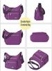 Waterproof Nylon Crossbody Bag For Women Mulit-Pockets Shoulder Bag Outdoor Travel Purses And Handbag_maomaolike.com