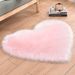 Heart Rug, Gift For Mother's Day, Heart Shaped Rug, Fluffy Rugs, Shag Mats For Bedroom Living Room, Love Coquette Room Decor_maomaolike.com