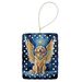 Golden Retriever My Angel Porcelain Ornament Christmas Tree Hanging Decorations For Home Christmas Holiday, Rectangle, Gift, Multicolor_maomaolike.com