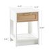 15.75" Rattan End Table With Drawer, Modern Nightstand, Side Table For Living Room, Bedroom_maomaolike.com