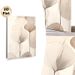 Ginkgo Leaf Themed Painting Poster, Soft-toned Minimalist Botanical Poster, Gentle Elegant Design Ideal For Living Room, Bedroom And Office_maomaolike.com